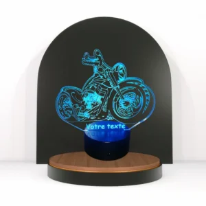 lampe led personnalisable moto