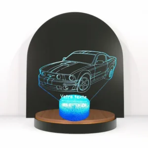 lampe led personnalisable voiture sport