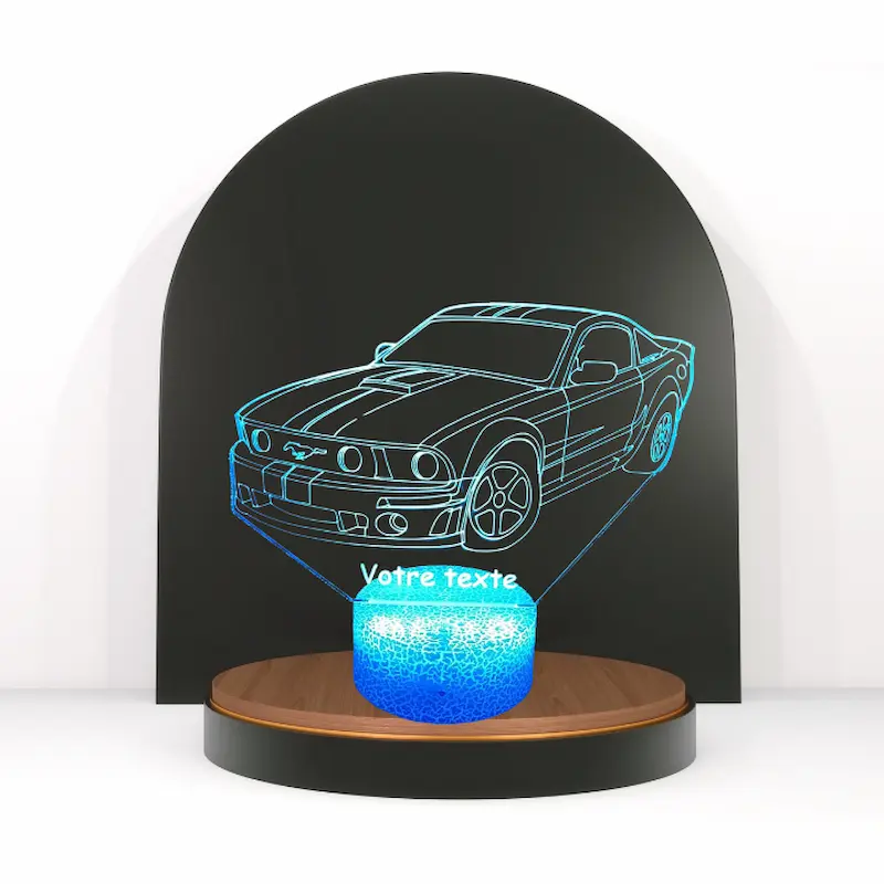 lampe led personnalisable voiture sport