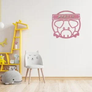 décoration bois pour enfant cochon