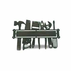 décoration murale bois outil